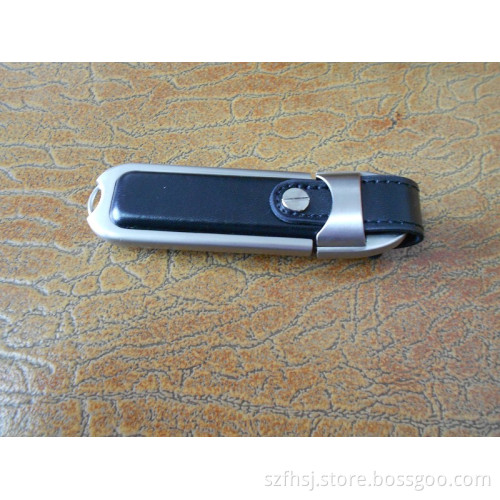 Convenient and Durable Leather USB Flash Drive
